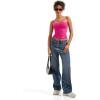imageSUUKSESS Women Sexy Tube Top Summer Y2K Going Out Double Lined Basic Tank TopHot Pink