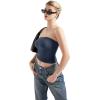 imageSUUKSESS Women Sexy Tube Top Summer Y2K Going Out Double Lined Basic Tank TopNavy Blue