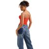 imageSUUKSESS Women Sexy Tube Top Summer Y2K Going Out Double Lined Basic Tank TopRed