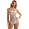 imageSUUKSESS Women Sexy Tummy Control One Piece Swimsuit Halter Retro Bathing Suit68 Yellow Floral