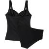 imageSUUKSESS Women Sexy Twist Push Up Tankini Swimsuit Tummy Control Bathing Suits72 Black