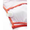 imageSUUKSESS Women Sexy Twist Push Up Tankini Swimsuit Tummy Control Bathing Suits72 Coral Pink Leaf