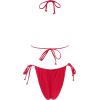 imageSUUKSESS Women String Bikini Set Tie Side Thong Sexy Halter Swimsuits 2 Pieces25 Red