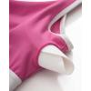 imageSUUKSESS Women Sweetheart Neckline Longline Sports Bra Padded Basic Workout Crop Tank TopHot Pink