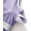 imageSUUKSESS Women Sweetheart Neckline Longline Sports Bra Padded Basic Workout Crop Tank TopPurple