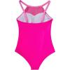 imageSUUKSESS Women Tummy Control One Piece Swimsuit Sexy Mesh High Neck Bathing Suit58 Pink Color Block