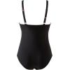 imageSUUKSESS Women Tummy Control One Piece Swimsuit Sexy Mesh High Neck Bathing Suit58 Tropical Floral Black