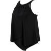 imageSUUKSESS Women Tummy Control Tankini Bathing Suit Ruffle High Waisted Swimsuit60 Black