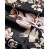 imageSUUKSESS Women Tummy Control Tankini Bathing Suit Ruffle High Waisted Swimsuit60 Black Floral