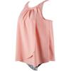 imageSUUKSESS Women Tummy Control Tankini Bathing Suit Ruffle High Waisted Swimsuit60 Pink Floral