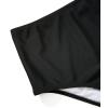 imageSUUKSESS Women Tummy Control Tankini Bathing Suit Ruffle High Waisted Swimsuit60 Tropical Floral Black