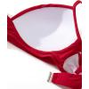 imageSUUKSESS Women Twist High Waisted Bikini Sexy Push Up Two Piece Swimsuits1 Red