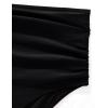 imageSUUKSESS Women Wrap Bikini Set Push Up High Waisted 2 Piece Swimsuits87 Black Pink