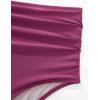 imageSUUKSESS Women Wrap Bikini Set Push Up High Waisted 2 Piece Swimsuits87 Musty Purple