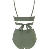 imageSUUKSESS Women Wrap Bikini Set Push Up High Waisted 2 Piece SwimsuitsArmy Green