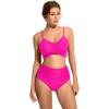 imageSUUKSESS Women Wrap Bikini Set Push Up High Waisted 2 Piece SwimsuitsHot Pink