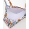 imageSUUKSESS Women Wrap Bikini Set Push Up High Waisted 2 Piece SwimsuitsYellow Floral1