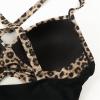 imageSUUKSESS Women Wrap Cut Out One Piece Swimsuit High Waisted Monokini Bathing Suit02 Black Leopard