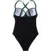 imageSUUKSESS Women Wrap Cut Out One Piece Swimsuit High Waisted Monokini Bathing Suit02 Deep Green Black