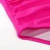 imageSUUKSESS Women Wrap Cut Out One Piece Swimsuit High Waisted Monokini Bathing Suit02 Hot Pink