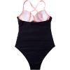 imageSUUKSESS Women Wrap Cut Out One Piece Swimsuit High Waisted Monokini Bathing Suit02 Pink Black