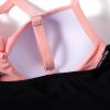 imageSUUKSESS Women Wrap Cut Out One Piece Swimsuit High Waisted Monokini Bathing Suit02 Pink Black