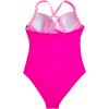 imageSUUKSESS Women Wrap Cut Out One Piece Swimsuit High Waisted Monokini Bathing Suit02 Pink Color Block