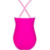 imageSUUKSESS Women Wrap Cut Out One Piece Swimsuit High Waisted Monokini Bathing Suit02 Pink Color Block