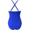 imageSUUKSESS Women Wrap Cut Out One Piece Swimsuit High Waisted Monokini Bathing Suit02 Royal Blue