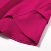 imageSUUKSESS Womens Pleated Tennis Skirt Crossover High Waisted Mesh Golf Skorts4 Layered Hot Pink