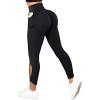 imageSUUKSESS Women Butt Lifting Capri Leggings with Pockets 78 Length Twist High Waisted Yoga Pants55 Black