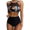 Retro Floral Black
