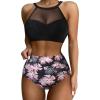 Vintage Black Floral
