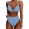 #1 Blue White Stripe