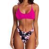 56 Pink Black Floral