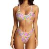 56 Pink Floral White