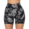 17 Shorts Black Tie Dye