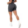 imageSUUKSESS Women Seamless Booty Shorts Butt Lifting High Waisted Workout Shorts5 Black Leopard