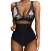 10 Tropical Floral Black