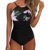 58 Tropical Floral Black