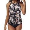 60 Black Floral