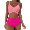 87 Pink Color Block