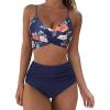 87 Vintage Blue Floral