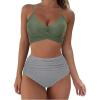 87-2 Striped Army Green