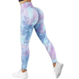 imageSUUKSESS Women Scrunch Butt Lifting Seamless Leggings Booty High Waisted Workout Yoga Pants1 Upgrade Pink Taupe
