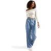 imageSUUKSESS Women Off Shoulder Long Sleeve Shirts Double Lined Fitted Crop TopsWhite