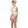 imageSUUKSESS Women Sexy Backless Tank Top Going Out Double Lined Y2k Basic Crop Tops01 Cream White