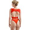 imageSUUKSESS Women Sexy Backless Tank Top Going Out Double Lined Y2k Basic Crop Tops01 Red
