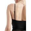 imageSUUKSESS Women Sexy Deep V Neck Sleeveless Fitted Basic Tops Y2K Tank Top CamiBlack