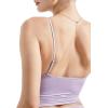 imageSUUKSESS Women Sexy Deep V Neck Sleeveless Fitted Basic Tops Y2K Tank Top CamiLight Purple